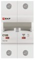 Автоматический выключатель  EKF mcb47125-2-100C 149346
