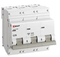 Автоматический выключатель  EKF mcb47100m-3-25C-pro 149428