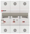 Автоматический выключатель  EKF mcb47125-3-16D 149472