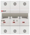 Автоматический выключатель  EKF mcb47125-3-100C 149476