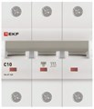 Автоматический выключатель  EKF mcb47125-3-10C 149516