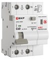 Устройство защиты от дугового пробоя  EKF afdd-rcbo-2-40C-30em-pro 150925