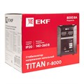 Стабилизатор напряжения  EKF stab-f-8000 152580