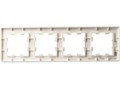 Рамка четверная  IEK BR-M42-G-31-K96 156789