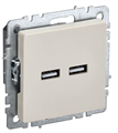 Розетка USB  IEK BR-U21-D31-K10 157017