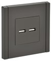 Розетка USB  IEK FP-U21-D31-K03 157093