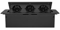 Блок розеток  Cactus CS-SOCKET-EU3-BK 157397