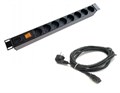 Блок;розеток;;QTECH;QS-PDU-1U-16А-8Schuko-1C20 102129