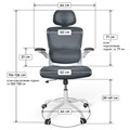 Кресло;офисное;Brabix;HS-6305W-2-DG 119924