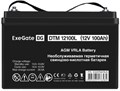 Батарея;аккумуляторная;;Exegate;DTM;12100L 100369