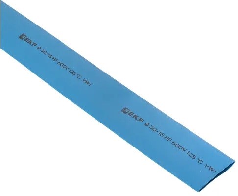 Трубка термоусадочная EKF tut-30-g-1m 147250