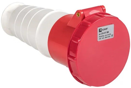 Розетка переносная EKF ps-234-63-380 147700