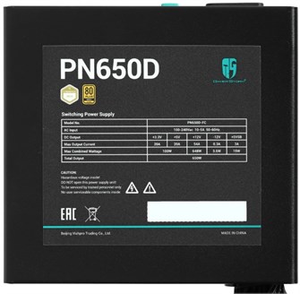 Блок питания ATX Deepcool GAMERSTORM PN650D 104052