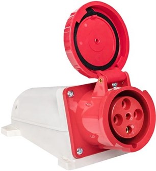 Розетка стационарная наружная EKF ps-134-63-380 147701