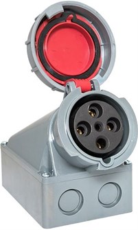 Розетка стационарная наружная EKF ps-1352-63-380 147710