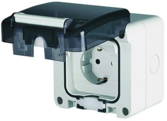 Розетка настенная DKC DIS1376407 147747