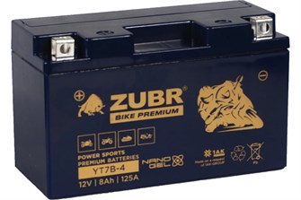 Батарея  ZUBR YT7B-4 (ZubrPrem) 100663
