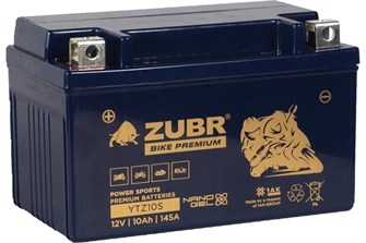 Батарея  ZUBR YTZ10S (ZubrPrem) 100670
