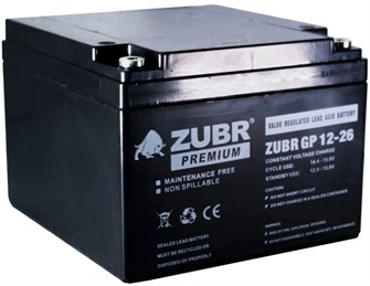 Батарея  ZUBR GP12-26NPP(ZUBR) 100673