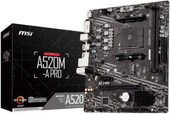 Материнская плата mATX MSI A520M-A PRO 107182
