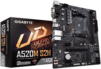 Материнская плата mATX GIGABYTE A520M S2H 107183