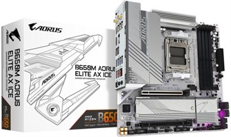 Материнская плата mATX GIGABYTE B650M A ELITE AX ICE 107314